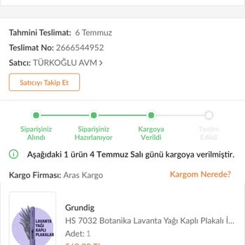 Aras Kargo Beni Oyalıyor, 24 Gündür Kargomdan Doğru Düzgün Bilgi Yok