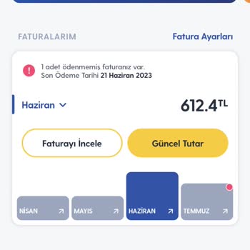 Turkcell'den Yüksek Fatura Dolayısıyla Şikayetçiyim