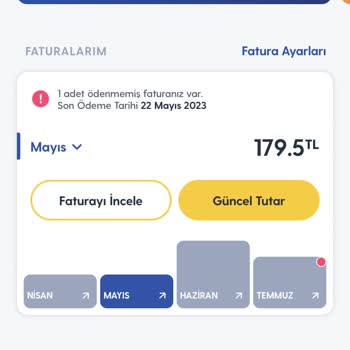 Turkcell'den Yüksek Fatura Dolayısıyla Şikayetçiyim