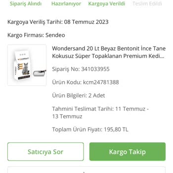 Sendeo Kargomu Teslim Etmiyor