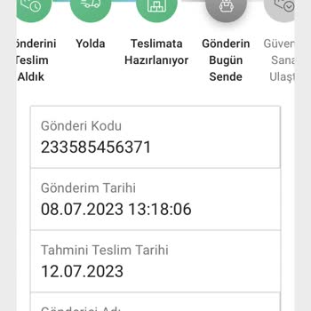 Sendeo Kargomu Teslim Etmiyor