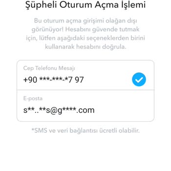Snapchat Telefon Numaram Değişti