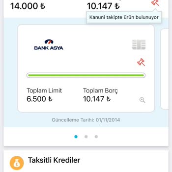 Bankacılık Düzenleme ve Denetleme Kurumu Bank Asya Hacizim Gözüküyor Kredili Ürün Kullanamıyorum