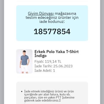 Epttavm Ürün Para İadesi