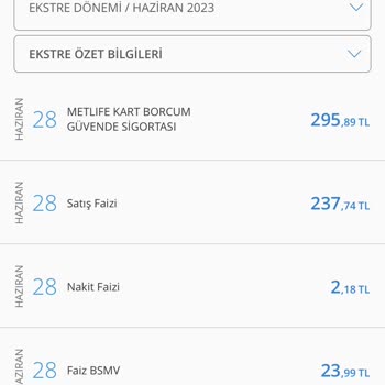 Metlife Kartımdan İsteğim Dışında Kesilen Ücretin İadesini İstiyorum