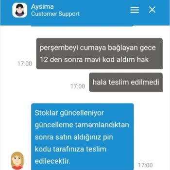 epin.com.tr Mavi Hediye Çeki