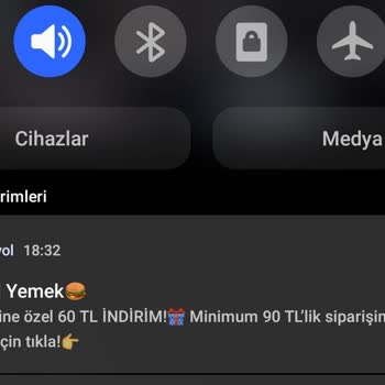 Trendyol Yemek Uygulamasında Olmayan Kampanya Bildirimi
