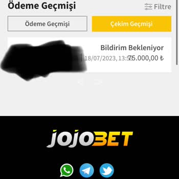 Jojobet Para Çekim Sorunu