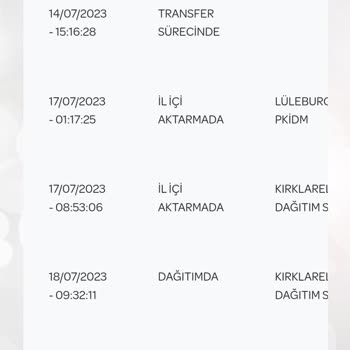 PTT Kargo Eve Gelmeden Evde Yok Bilgisi Giriyor.