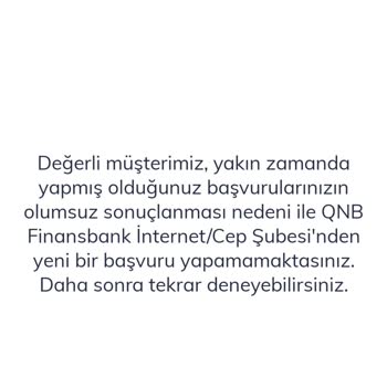 QNB Finansbank İhtiyaç Kredisi Çekmek İstiyorum