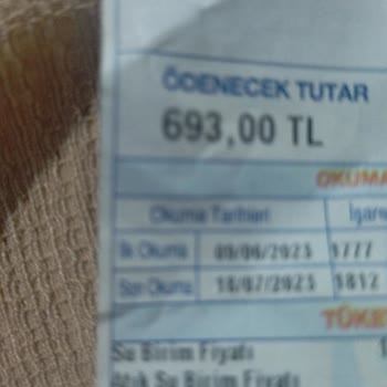 İBB - İstanbul Büyükşehir Belediyesi Yüksek Gelen Su Faturası