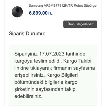 Vatan Bilgisayar İnternet Siparişi İptali