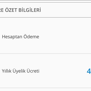 Denizbank Kart Aidatı Yıllık Üyelik Ücreti Altında Alınan Para