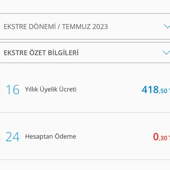 Denizbank Kart Aidatı Yıllık Üyelik Ücreti Altında Alınan Para