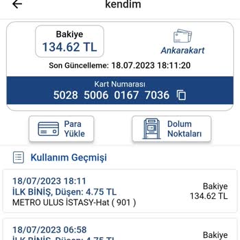 EGO Genel Müdürlüğü Ankakart Abonman Yüklememe Rağmen Abonman Basılmıyor