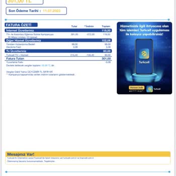 Turkcell Haksız Kazanç Hızlandırma Bedeli