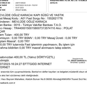 Zevk Atölyem Instagram'da Sipariş Verdiğim Bebek Ürünü İçin Sorun Yaşadım