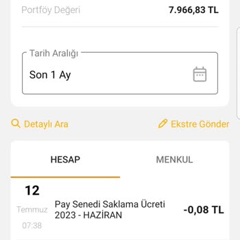 VakıfBank Yatırım Hesabımdan Ücret Kesintileri
