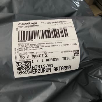 Sürat Kargo Ürünün Kutusuna Zarar Verilmiş