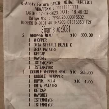 Burger King Mayonez Normal Hakkımız Olan Mayonez