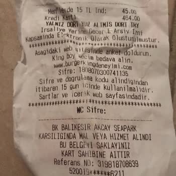 Burger King Mayonez Normal Hakkımız Olan Mayonez