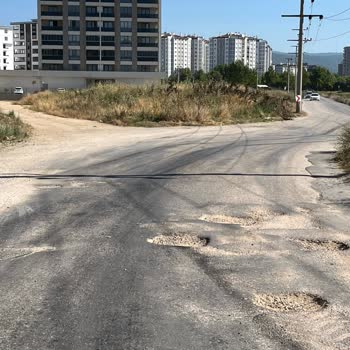Bursa Nilüfer Belediyesi Delik Deşik Sanayi Yolu!