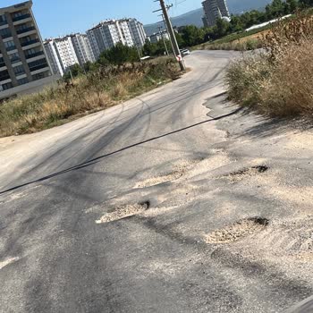 Bursa Nilüfer Belediyesi Delik Deşik Sanayi Yolu!