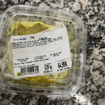 Carrefour SA Fava Mezesi Ekşi Çıktı