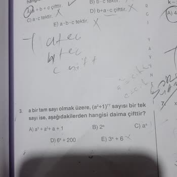 İsem Kitaptan Aldığım Kitapta Çözdüğüm İlk 22 Soruda 3 Hata Gördüm.