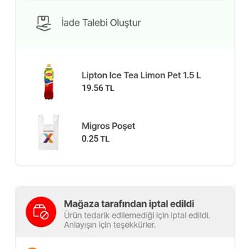 Migros Market Tedarik Sorunu