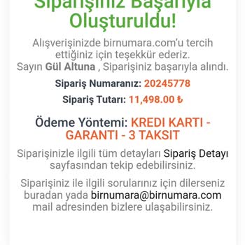 Garanti BBVA Bir Numara.com Sitesine Yapılan Ödemenin İptali