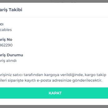 Shopier Sipariş Takibi Yapamıyorum