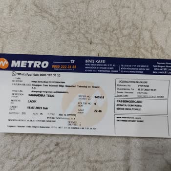 Metro Turizm Yüzünden Mağduriyet Yaşıyorum