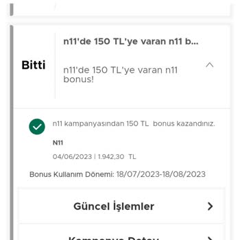 Garanti BBVA Bonus Ödülüm Yatırılmadı