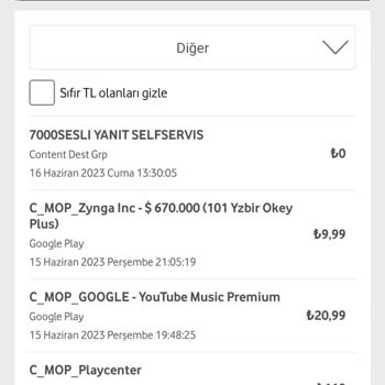 Vodafone Benden Habersiz Açılan 2 Abonelik.