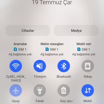 Samsung Telefonu Uçak Modu