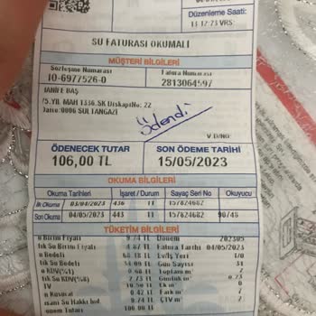 İSKİ Faturası Fazla Geldi