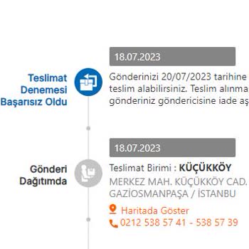 MNG Kargo Küçükköy Şubesi Paketi Eve Ulaştırmama Sorunsalı