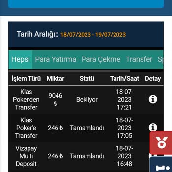 Poker Klas 15 Saattir Pokerden Spora Para Aktardım Gerçekleşmedi