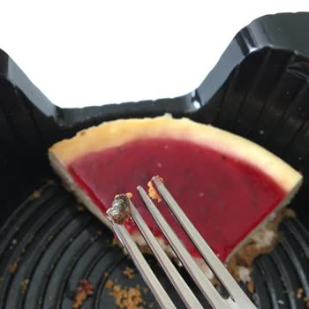 BİM'den Aldığımız Ma Sante Marka Frambuazlı Cheesecake'te Böcek Çıktı