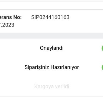 Kidega'ya Siparişlerimi 15 Gün Ardından Göndermedi