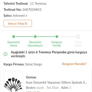 Trendyol Teslim Edilmeyen Ürün