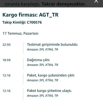 Amazon Geciken Bir Sipariş Ve Yetkili Birine Bağlamamak