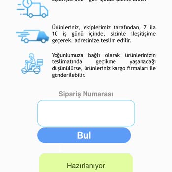 Sandalie Koltuk Kargoda Gözüküyor Sözde Ama Gelmedi
