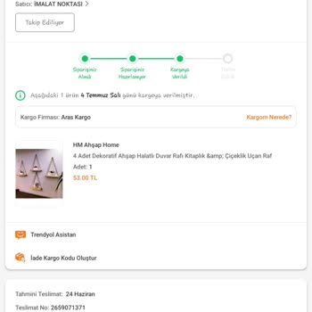 Trendyol Teslim Edilmeyen Ürün.