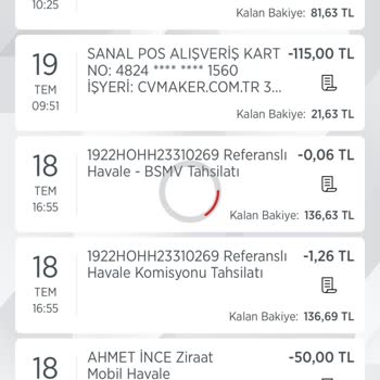 Cvmaker.com.tr İzinsiz Para Çekimi