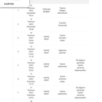 Yurt İçi Kargonun Kargo Teslimi Yapmaması