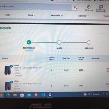 Decathlon İade Talebimin Destek Ekibinin Sisteminde Gözükmemesi