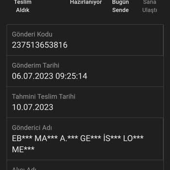 E-bebek Parasını Ödediğim Ürünümü Tarafıma Teslim Etmiyor