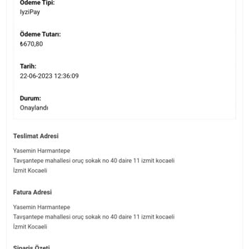 Vakronline.com Dan Elbise Siparişi
